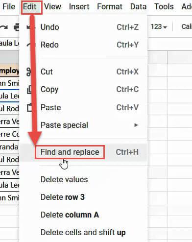 Hướng dẫn cách tìm kiếm trong Google Sheets